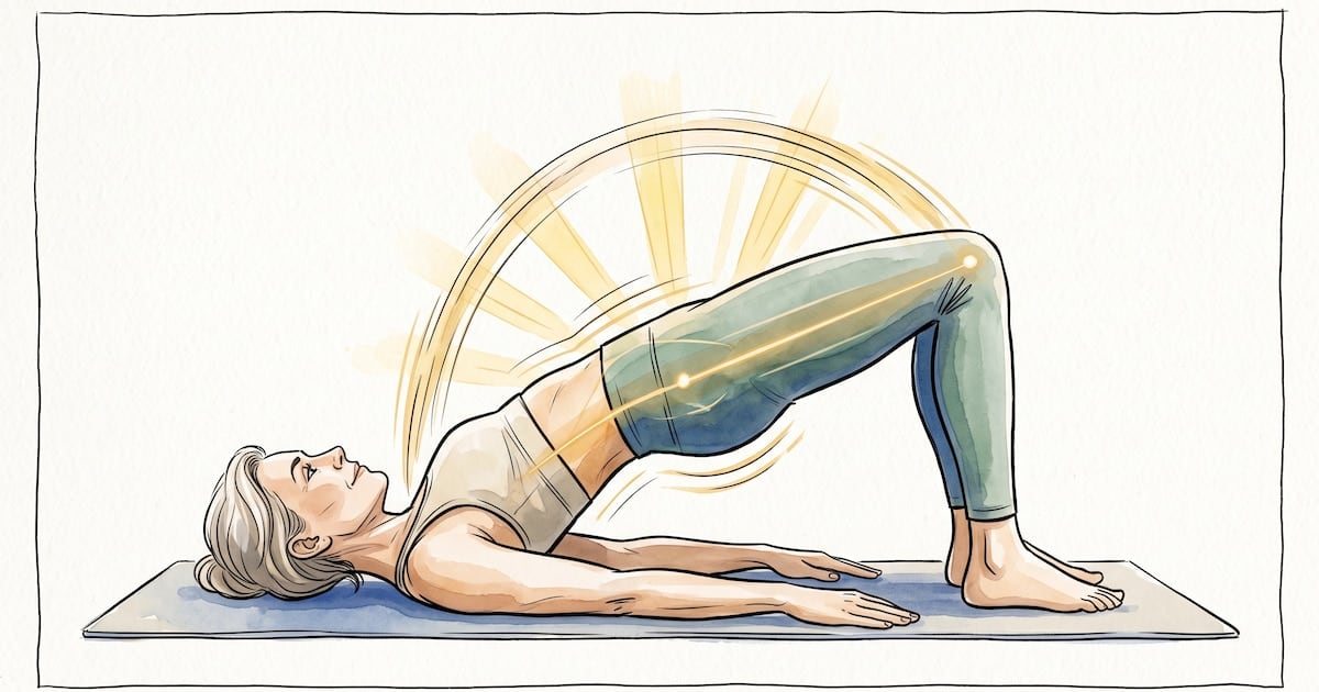 Planchas y puentes: dos movimientos simples para cuidar el abdomen después de los 50