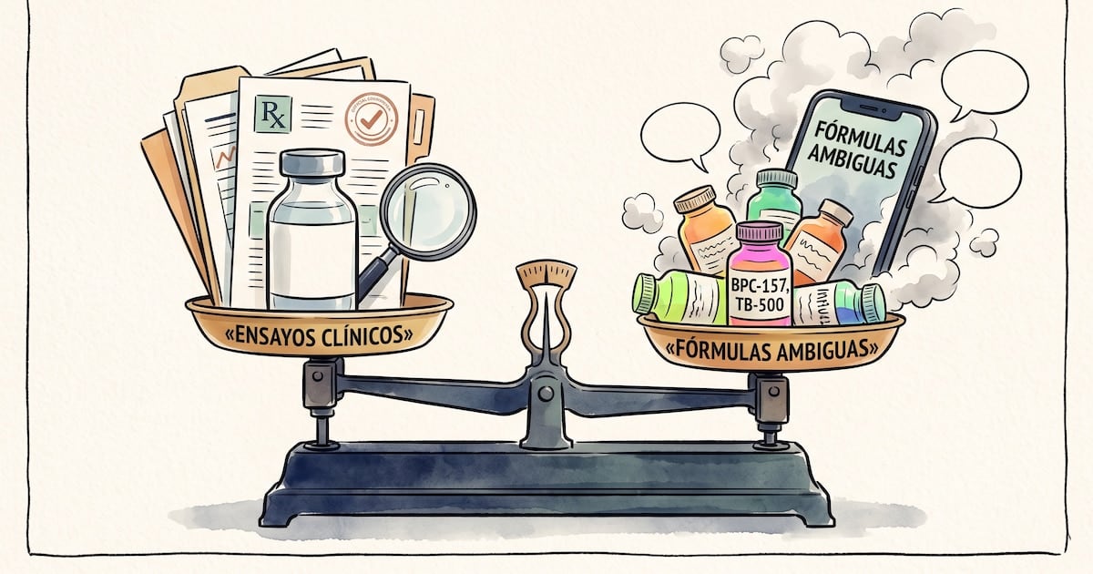 Péptidos de moda: un médico deportivo estadounidense marca las diferencias entre lo probado y lo que se vende por internet