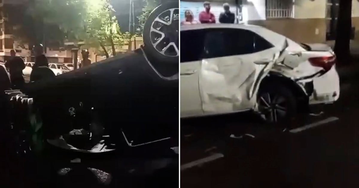 Volcó alcoholizada en Caballito y dejó cinco personas heridas: quedó detenida