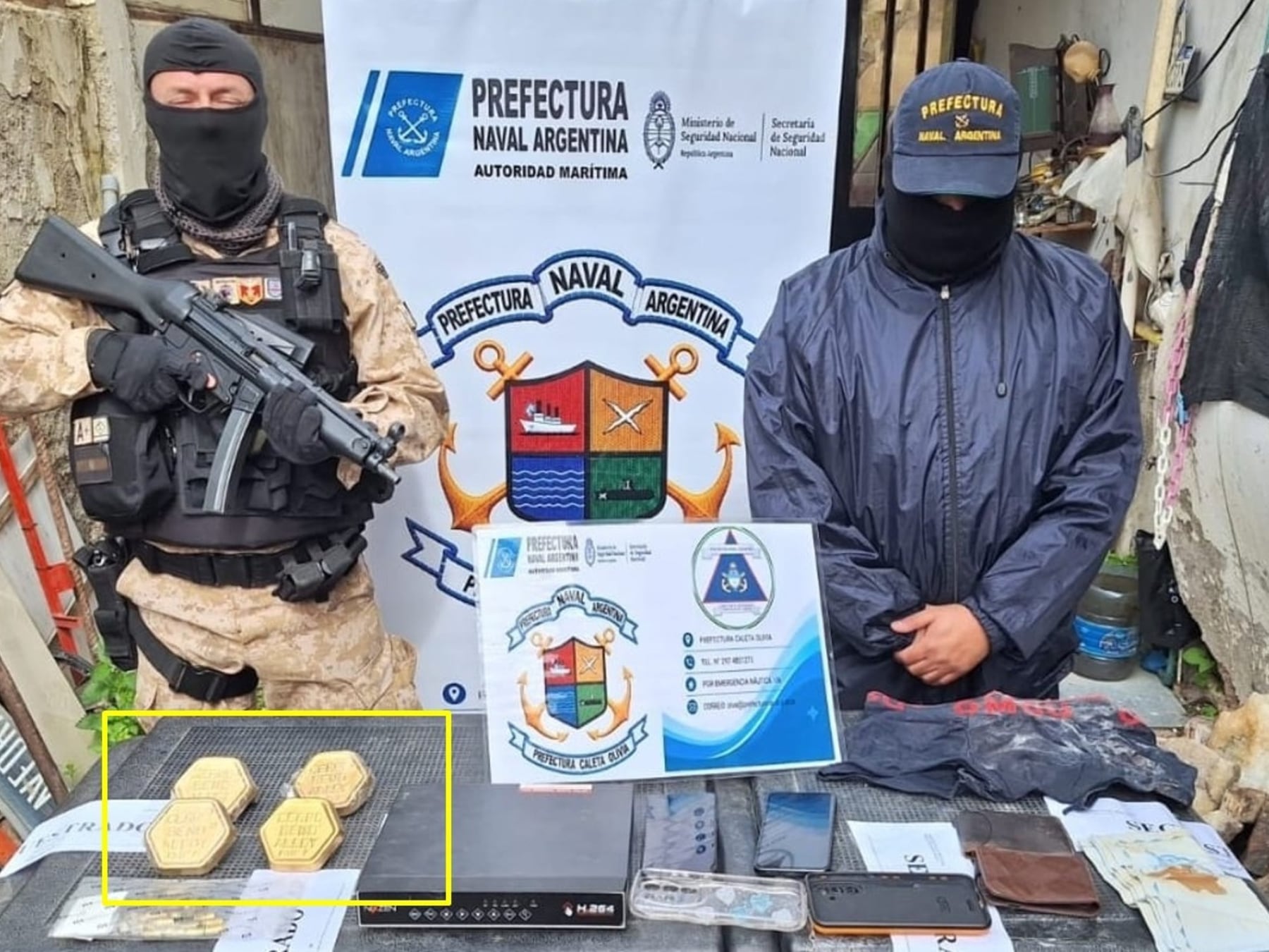 Eran de cerrobend, no de oro: las piezas secuestradas en la causa por el crimen de un matariedro de Caleta Olivia no valían mil millones de pesos