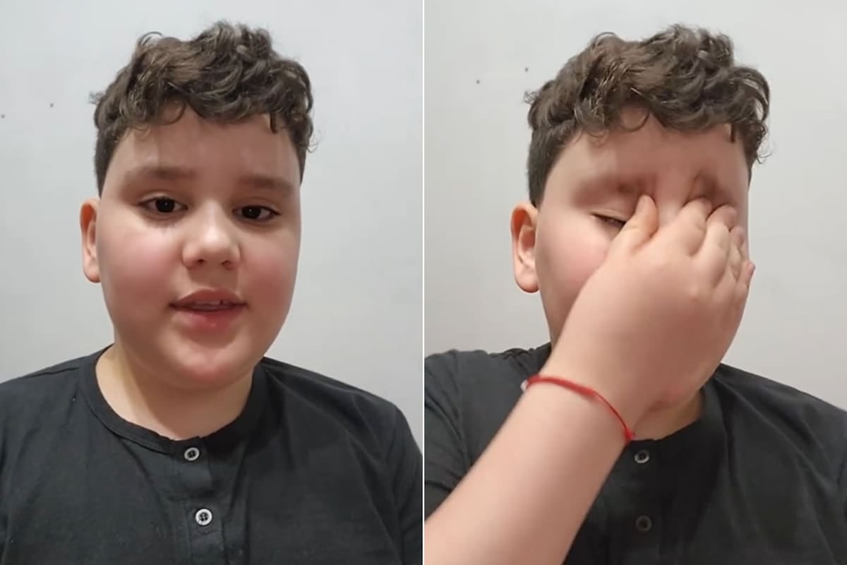 Toto, el nene de nueve años de MasterChef Junior, se quebró en un video y les pidió a los haters que paren