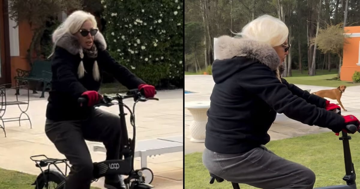 Susana Giménez debuted una bicicleta y la paseó con sus perros en Punta del Este