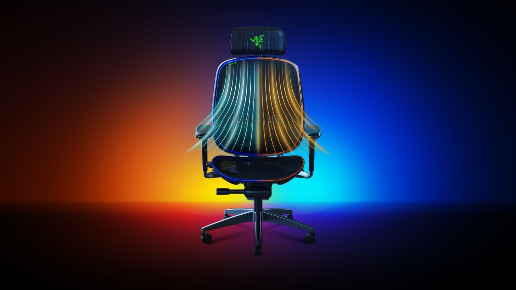 Razer sorprende en el CES 2025 con una silla gaming calefaccionada y refrigerada