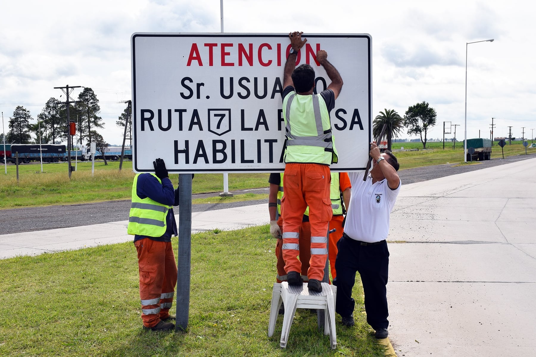Precaución en Ruta 7: una obra complica el tránsito entre Neuquén y Centenario