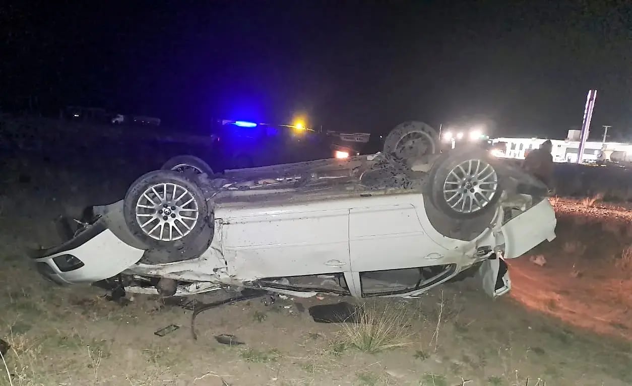 Violento vuelco en la Ruta 151: el conductor tenía 12 años
