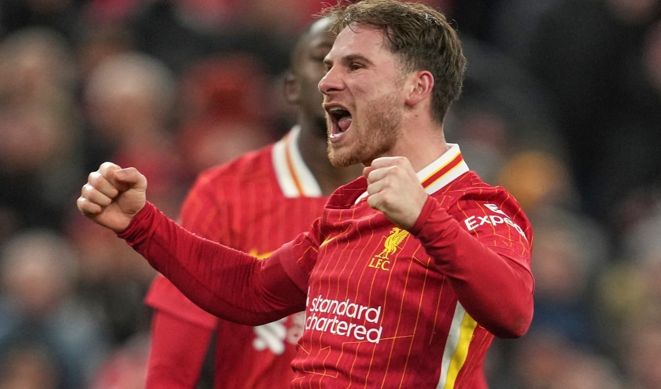 Recuperación, corrida de 30 metros y definición de primera: el golazo de Alexis Mac Allister para sellar la victoria del Liverpool