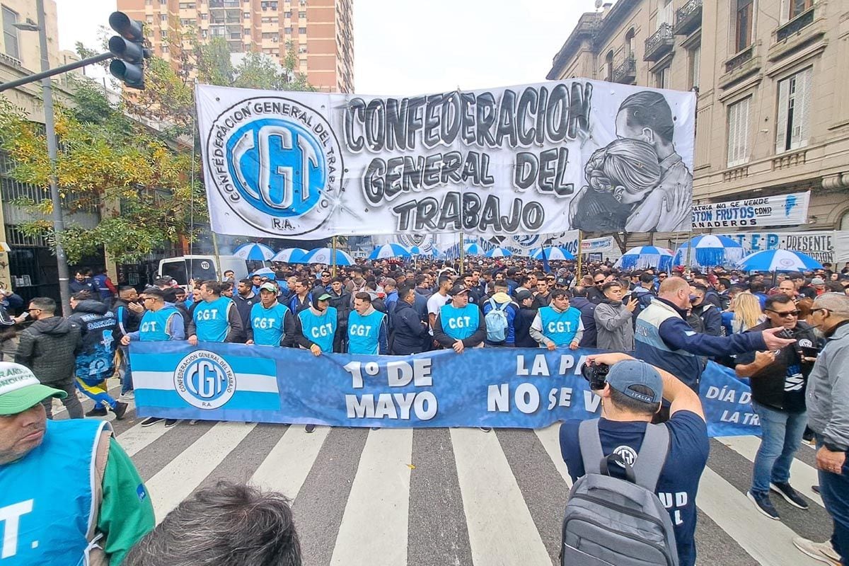La CGT se movilizará el 30 de abril y busca frenar la reforma sindical en el Congreso
