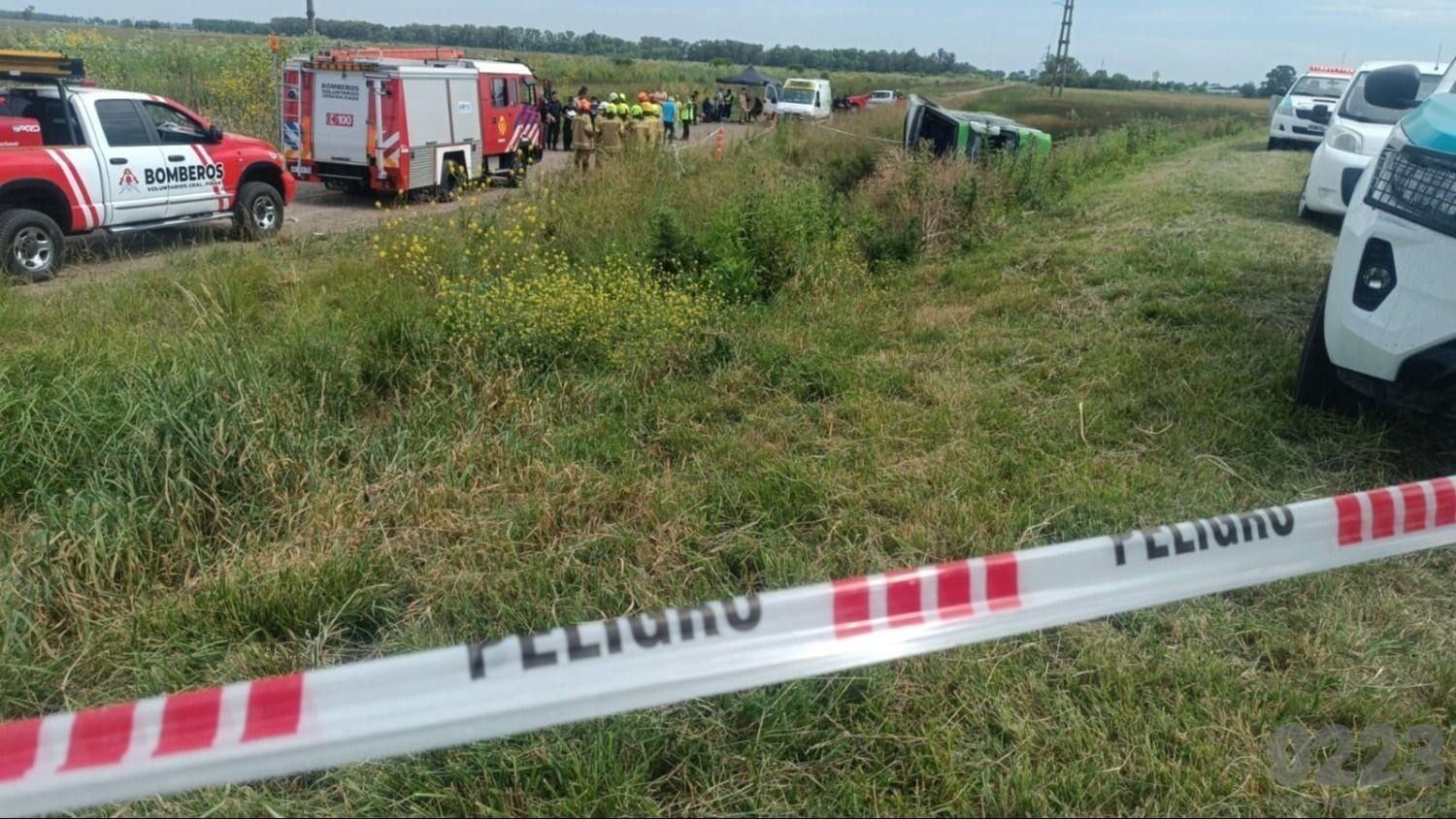 Se accidentó un micro que se dirigía a Mar del Plata para un acto de Kicillof