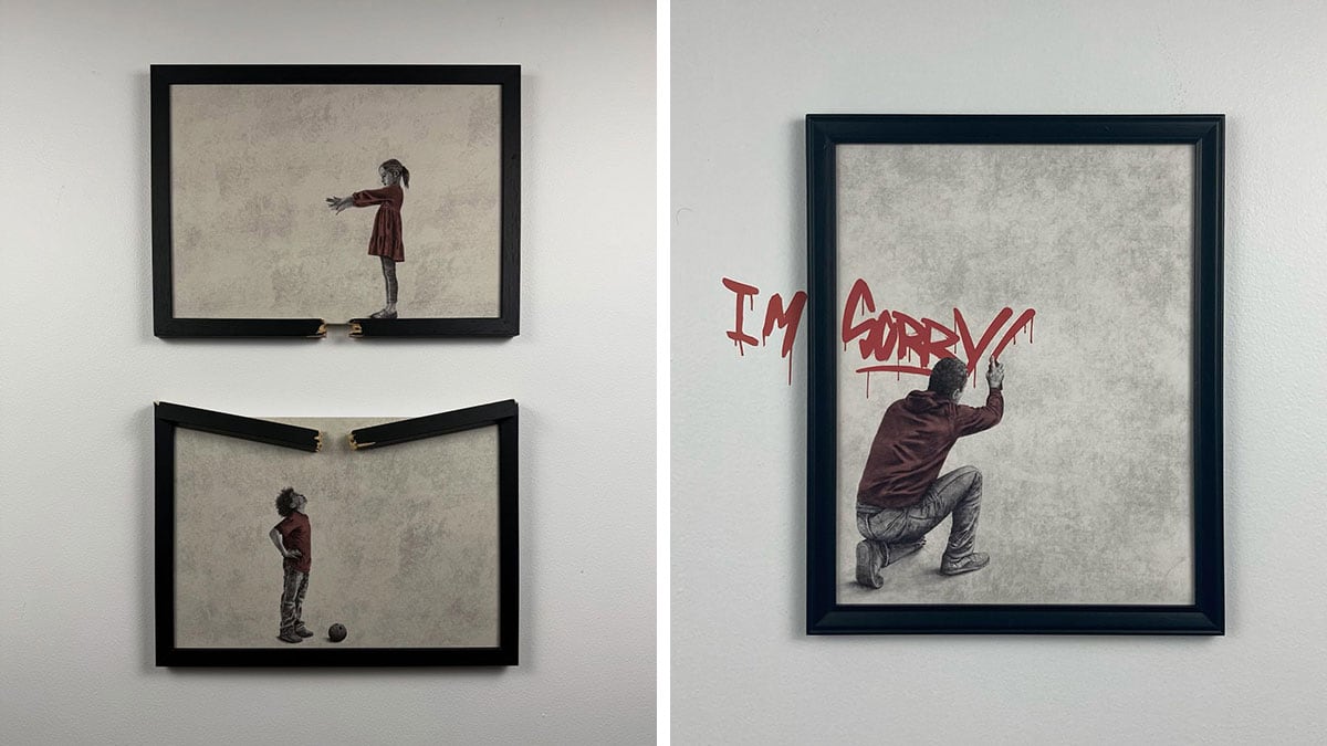 El artista que hace escapar a sus personajes del cuadro