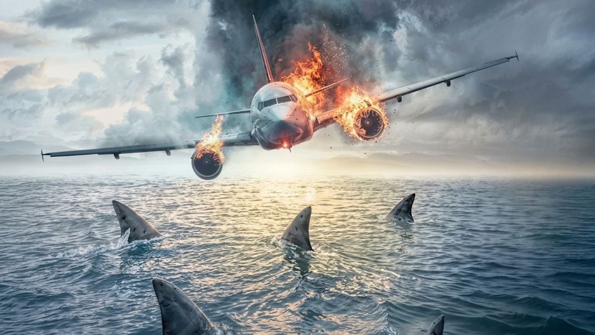 Renny Harlin vuelve al cine catástrofe con avión, océano y tiburones