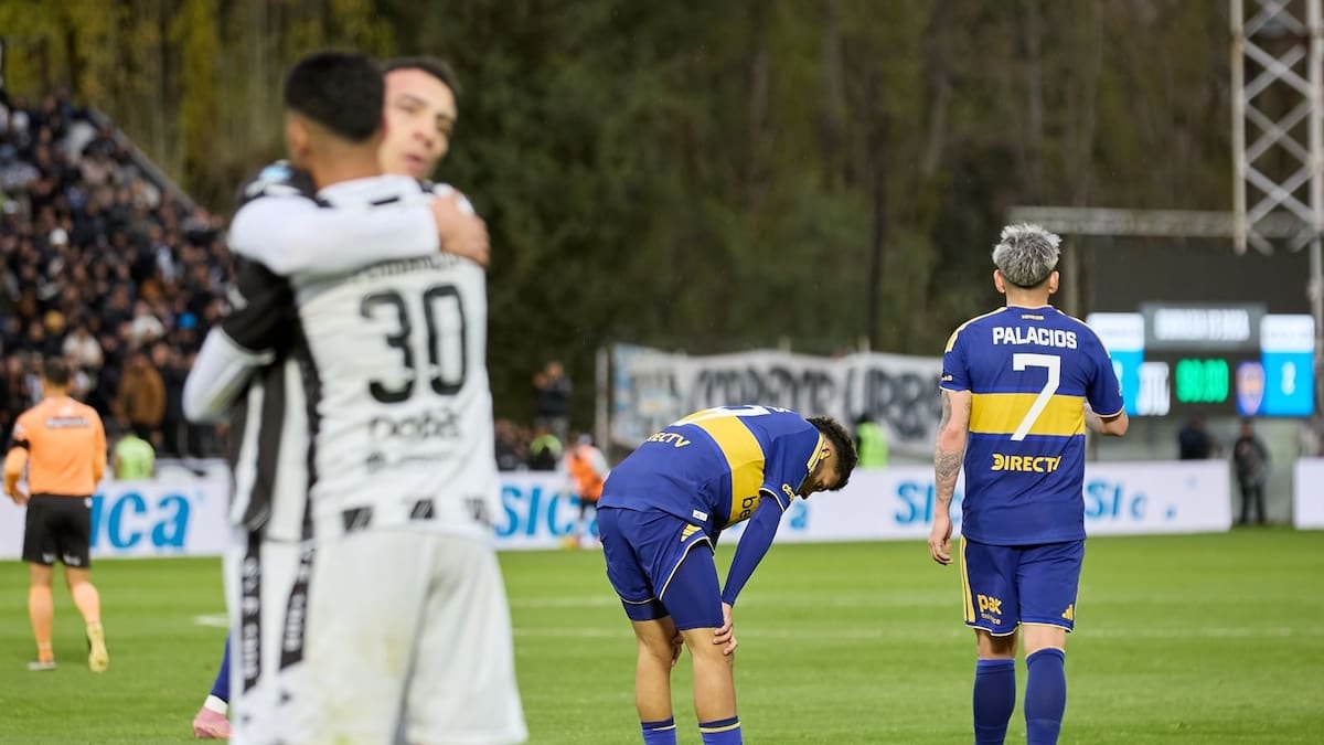 Gimnasia igualó 2-2 ante Boca sobre el final en Mendoza
