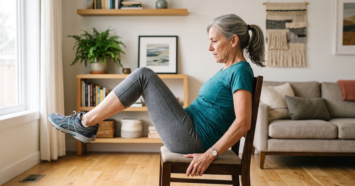 Tres ejercicios sin pesas para sostener la fuerza y el equilibrio después de los 60