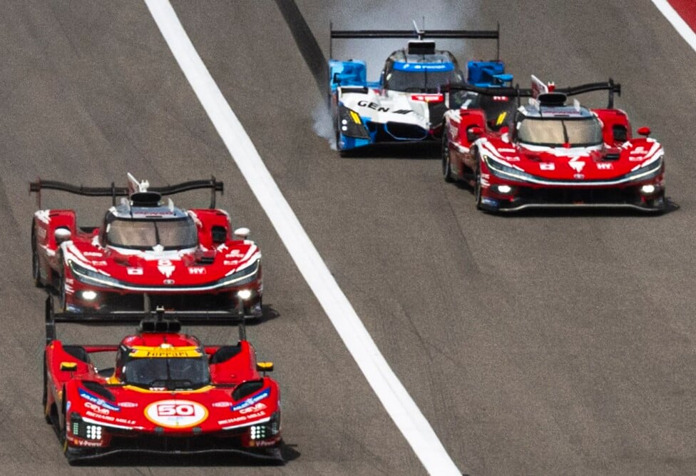Ferrari ganó las 6 Horas de Austin cuando el Toyota líder se rompió a quince minutos del final