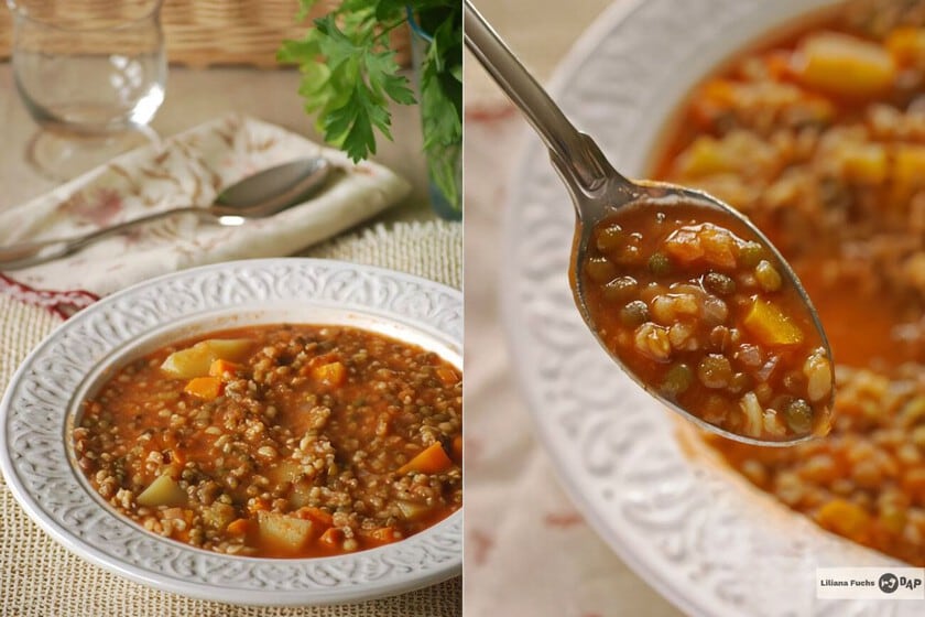 Lentejas con bulgur: por qué el cereal convierte al plato en una comida completa
