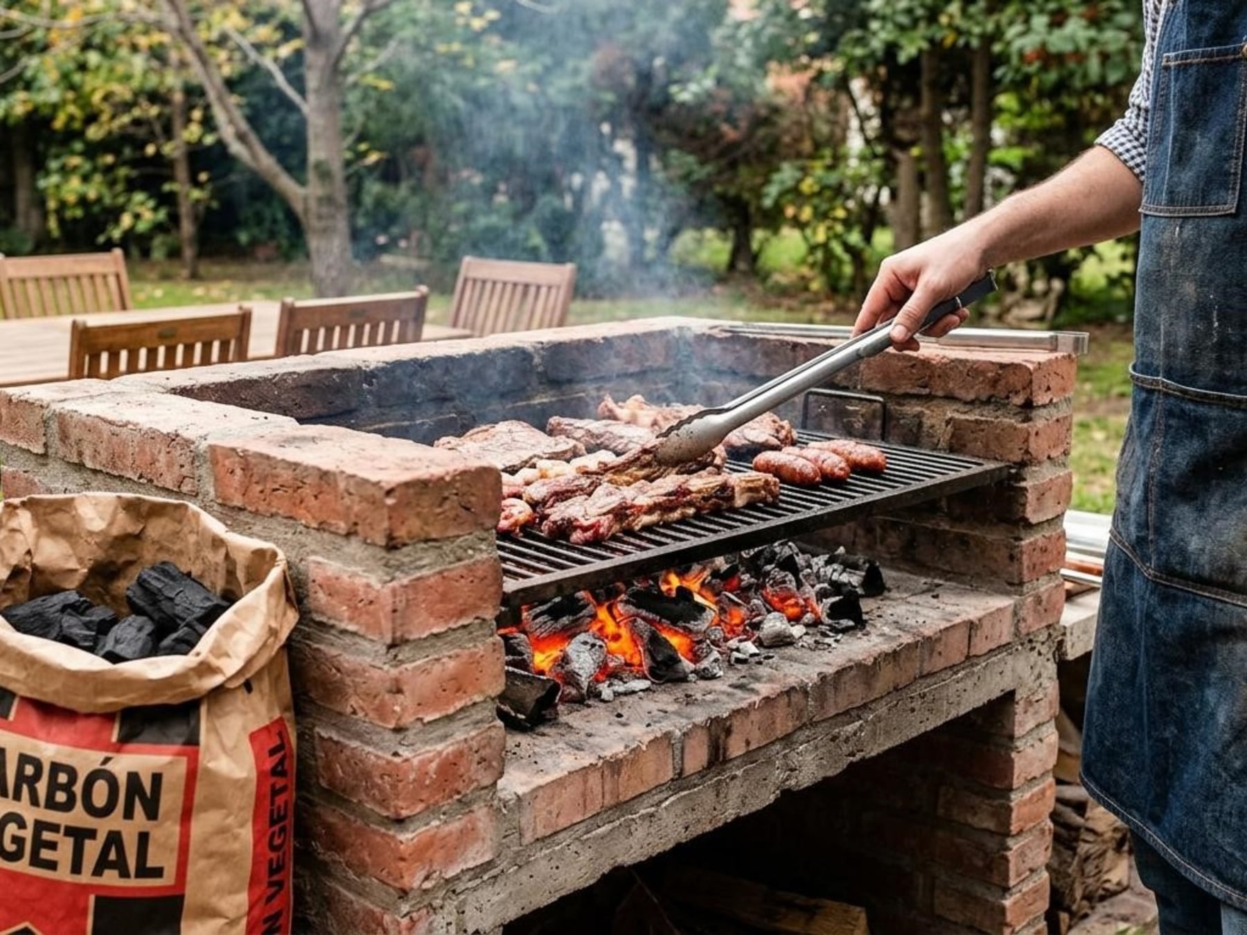 Cuánto carbón usar en un asado: la proporción básica y los ajustes según la carne