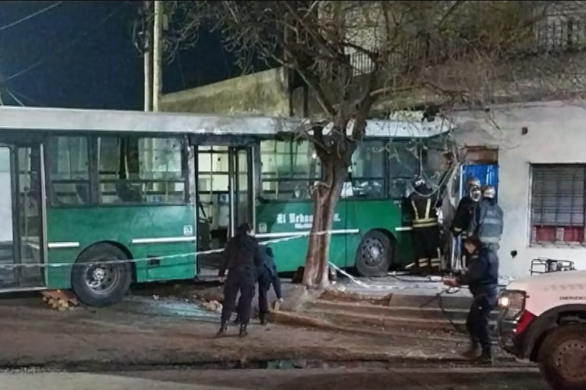 Murió un colectivero al chocar contra una casa en Temperley