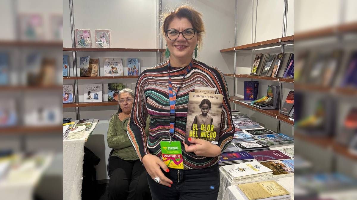 Romina Tumini presenta "El olor del miedo" en la Feria del Libro de Neuquén