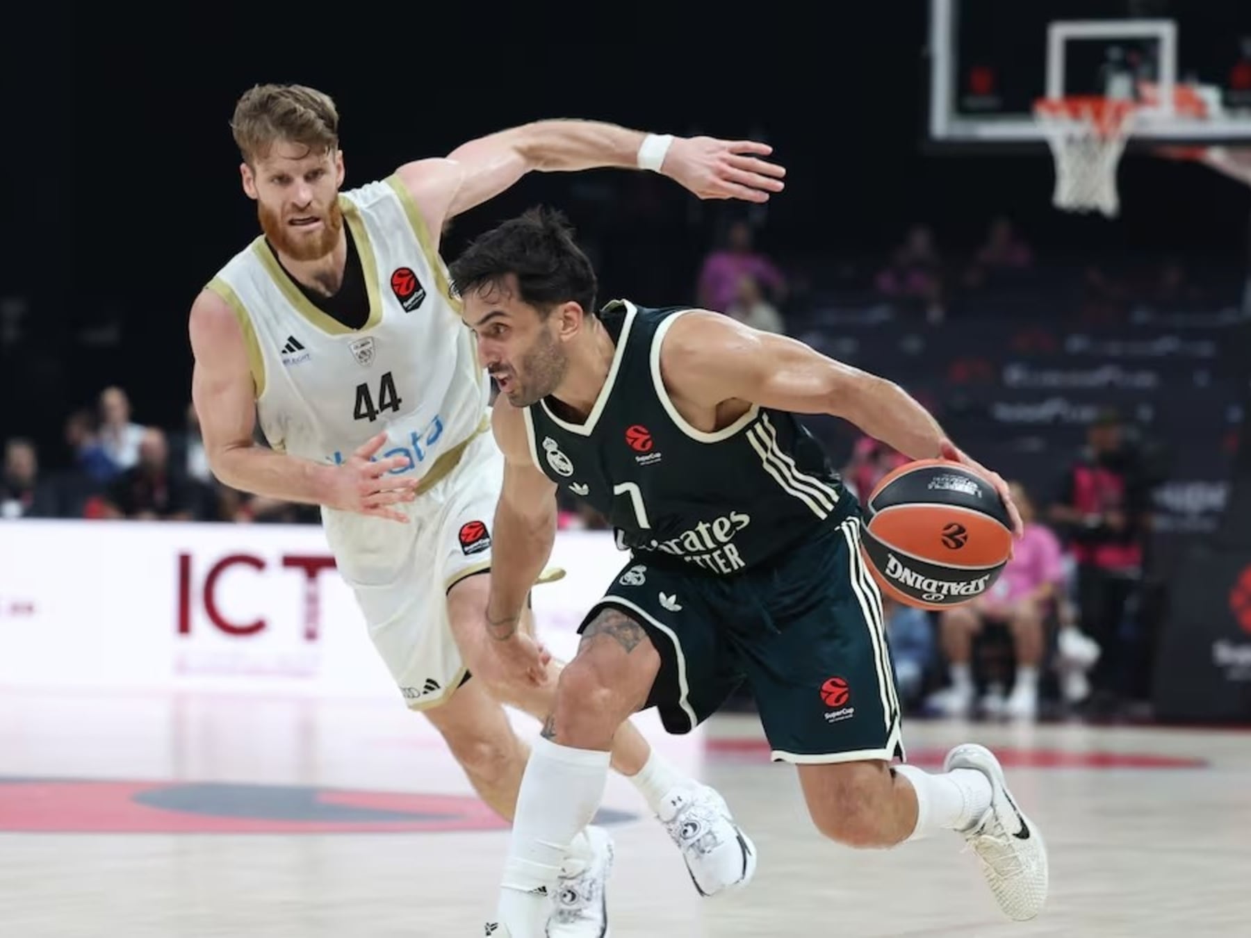 Real Madrid cayó por un punto ante Dubai Basketball con Campazzo y Deck
