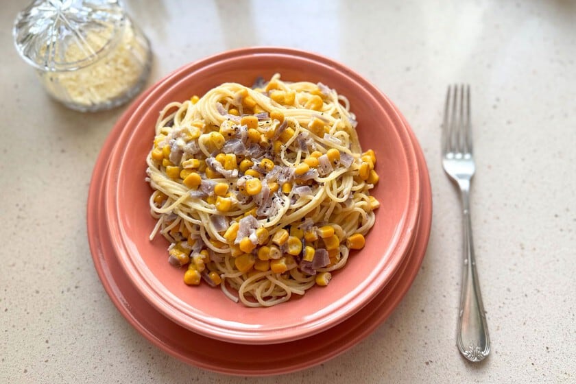 Espaguetis con choclo dorado: una receta con salsa cremosa lista en treinta minutos